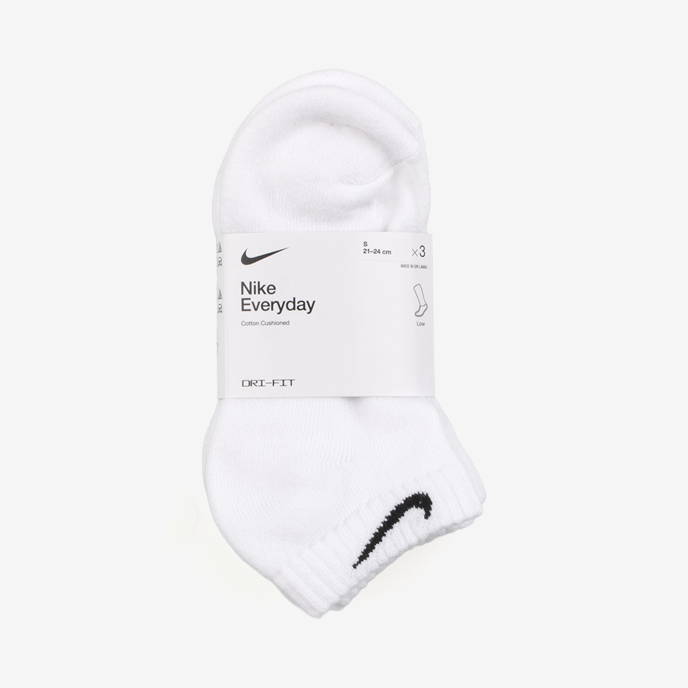나이키 스우시 중목 양말 3팩 SX7670-100