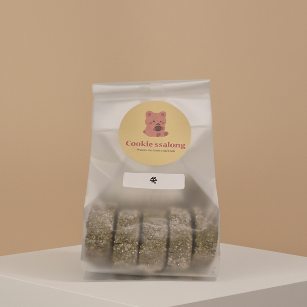 쌀브레 수제 샤브레 쿠키 쌀가루 플레인 초코 흑임자 쑥 황치즈 10개입 약120g - 상세 이미지 5