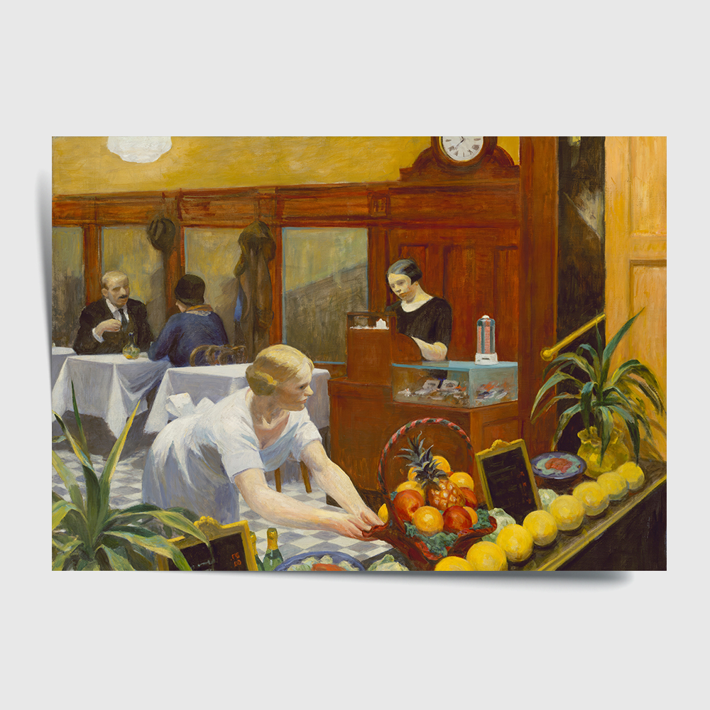 에드워드 호퍼 인테리어 그림 액자 포스터 명화 Tables for Ladies 1927 - 상세 이미지 2