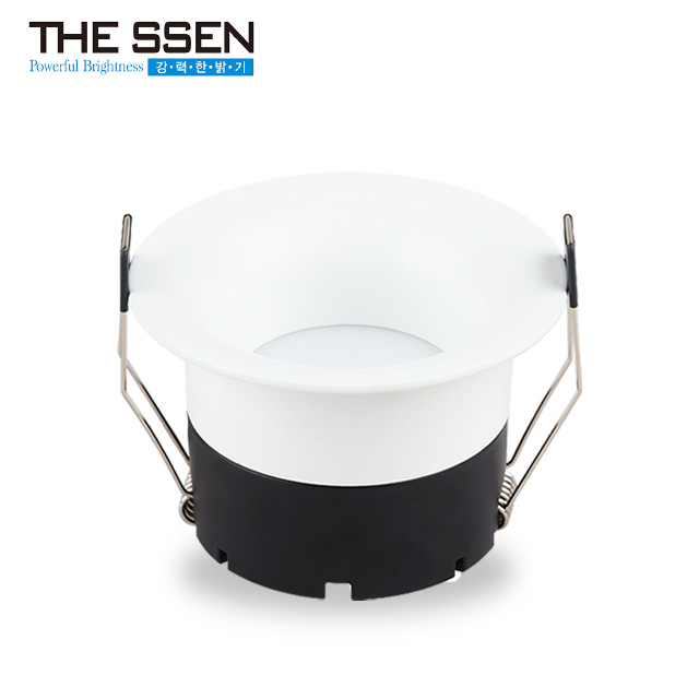 더쎈 LED 다운라이트 델링 7.5cm(3인치) 15W 움푹 슬림테 매입등 플리커로우 매립등 - 상품 이미지