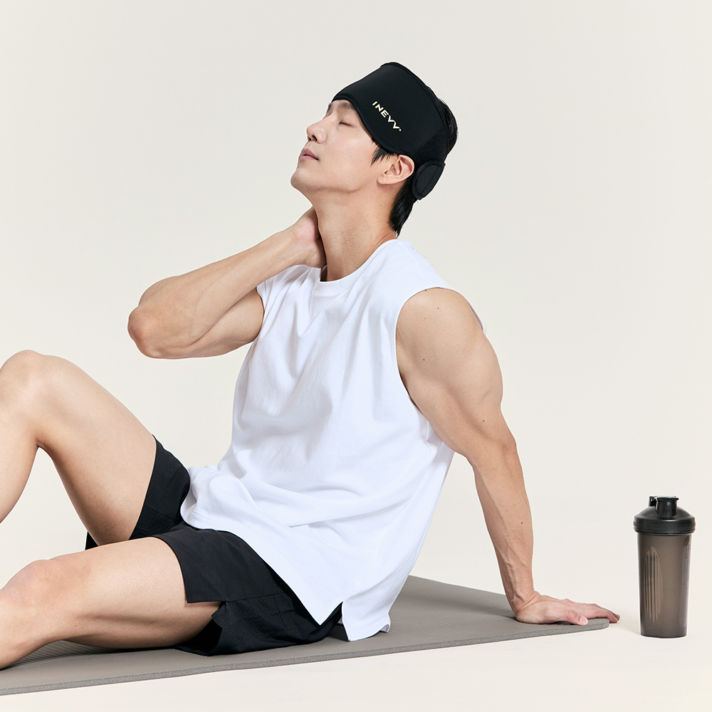 [이네브] 리커버리 젤팩 이마밴드 아이스젤 턱관절 붓기 사랑니 냉찜질 온찜질 - 상세 이미지 3