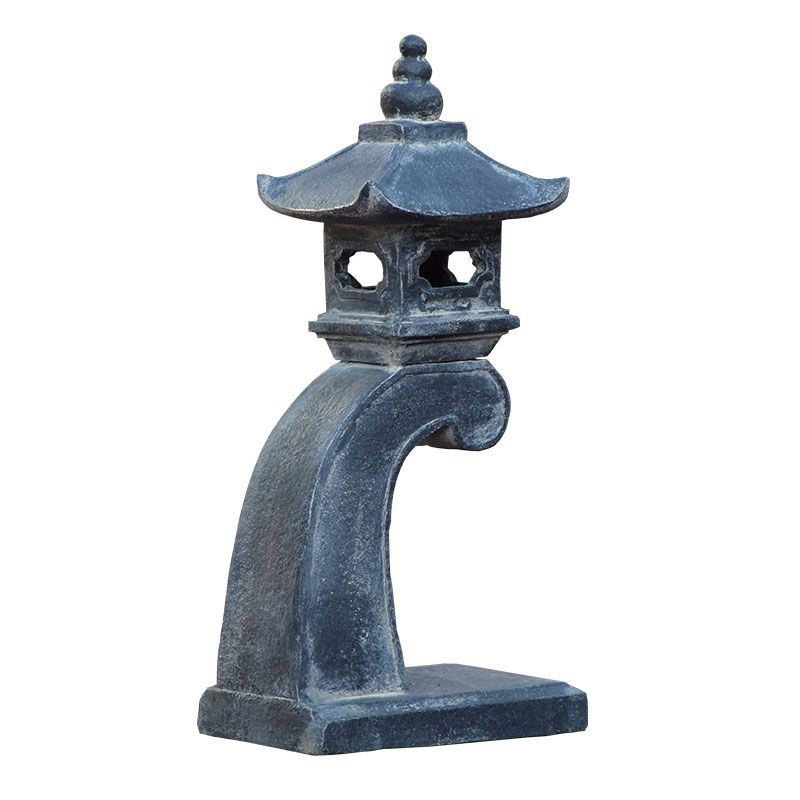 태양광 석등 정원등 장식 데코레이션 가드닝 램프 테라스 등대 A (25x25x41cm 2.5kg - 상세 이미지 2