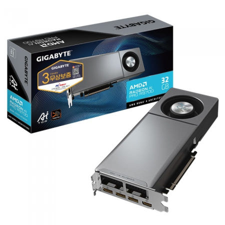 -GIGABYTE 라데온 AI PRO R9700 AI TOP D6 32GB 피씨디렉트-(빠른배송)