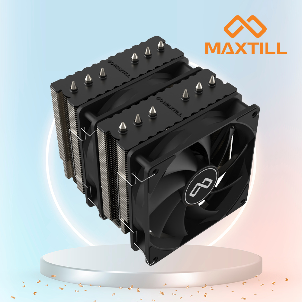 맥스틸 MAX600 CPU 공랭쿨러 블랙 - 상품 이미지