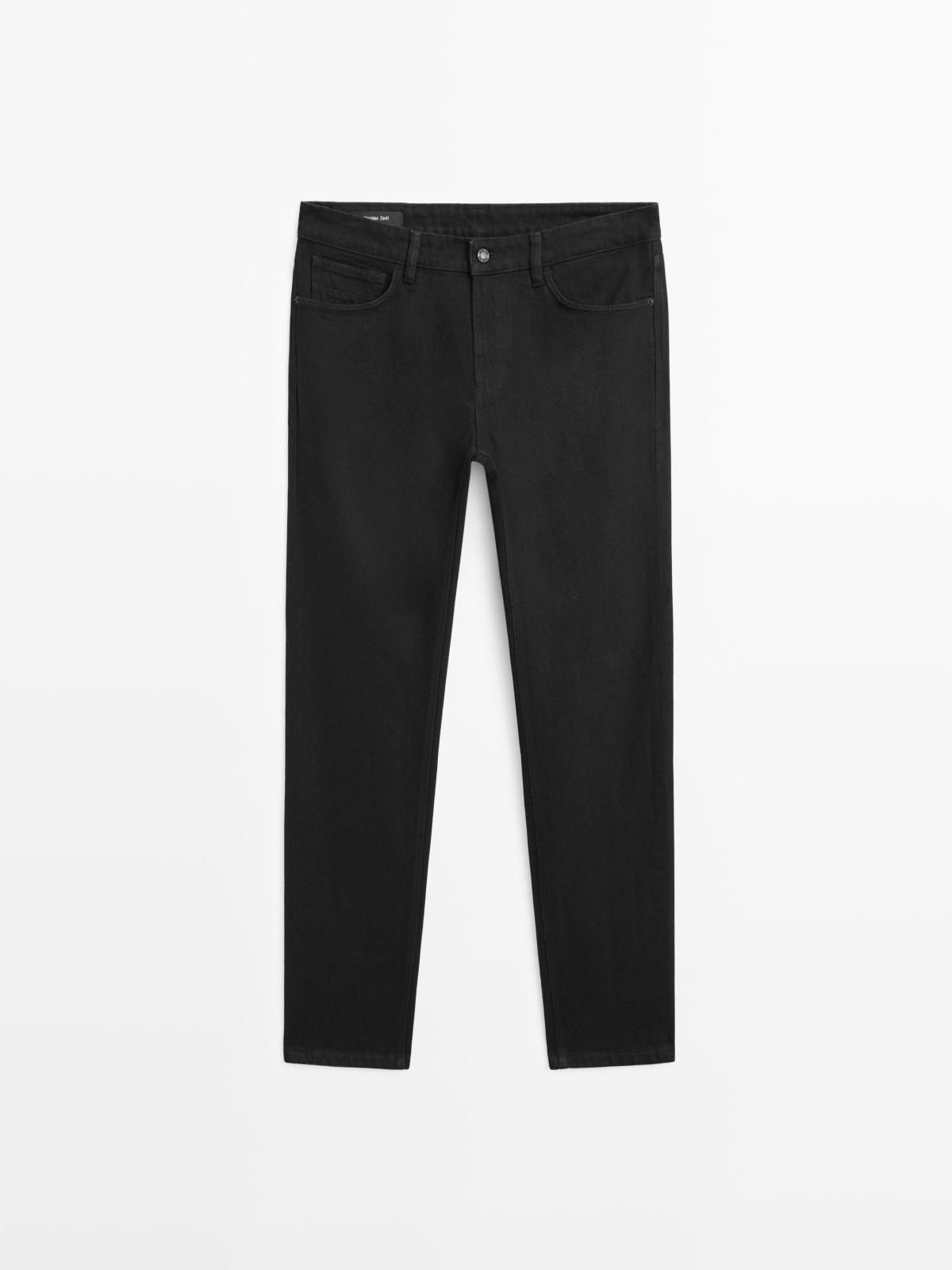 마시모두띠 슬림핏 블랙 데님 청바지 0300/110 BLACK - 상세 이미지 5