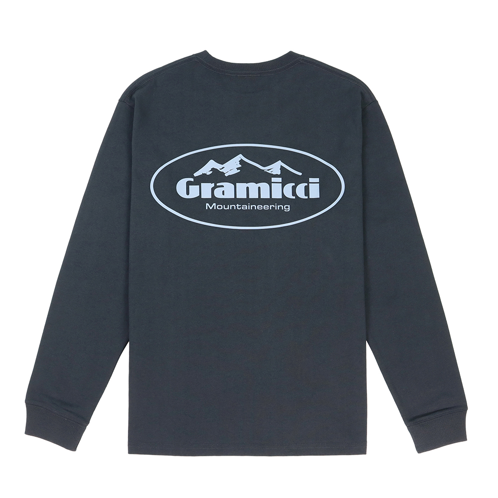 그라미치 MOUNTAINEERING 롱슬리브 티셔츠 G4FU-T106 VINTAGE BLACK - 상세 이미지 2