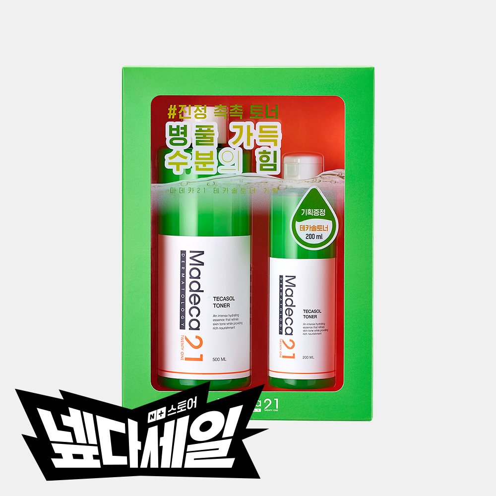 동국제약 마데카21 테카솔 토너 기획세트 500ml + 200ml - 메인 이미지
