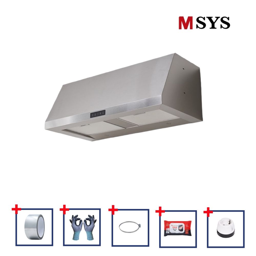한샘 주방후드 HDC-MSBI90T 허리케인 터치 후드 후황 900장용 MSYS 엠시스 - 메인 이미지