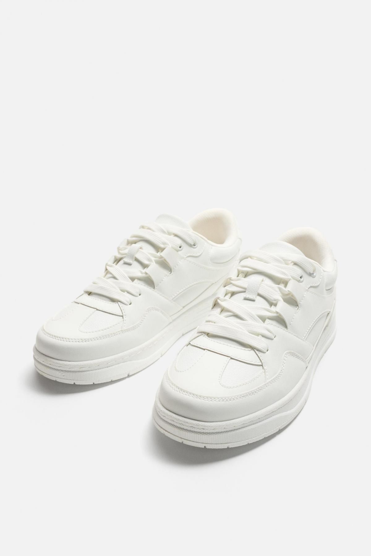 자라 레트로 청키 솔 베이직 스니커즈 2201/620 WHITE - 상세 이미지 4