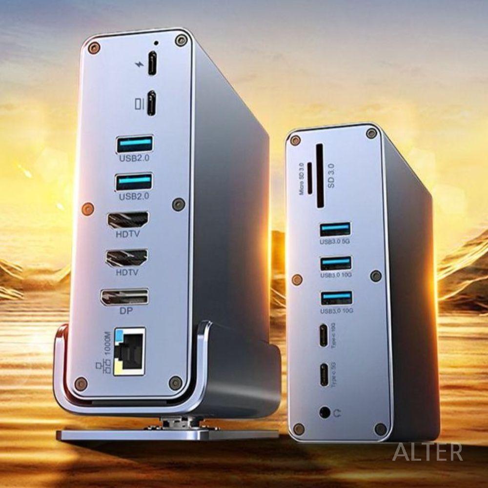 USB 멀티 허브 도킹스테이션 C타입 독스테이션 HDMI 노트북 - 상세 이미지 2