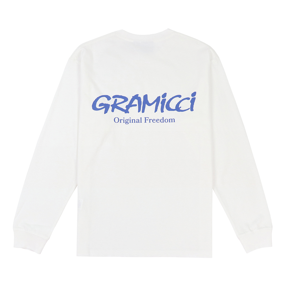 그라미치 Original Freedom 롱슬리브 티셔츠 G4FU-T108 WHITE - 상세 이미지 2