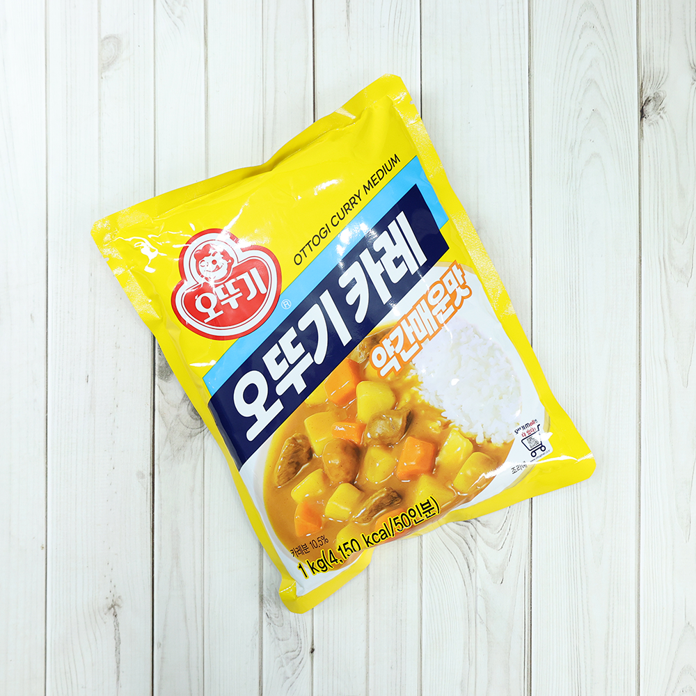 오뚜기 카레가루 커리가루 대용량 업소용 카레 약간매운맛, 1kg, 1개