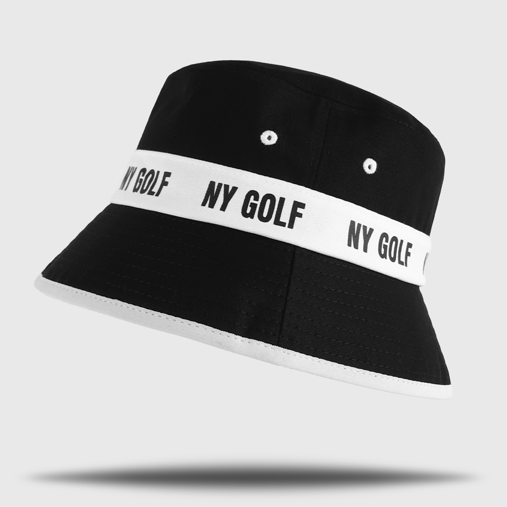 국내제작 탄탄 골프 버킷햇 NY GOLF 라인 벙거지모자 창모자 - 상세 이미지 3