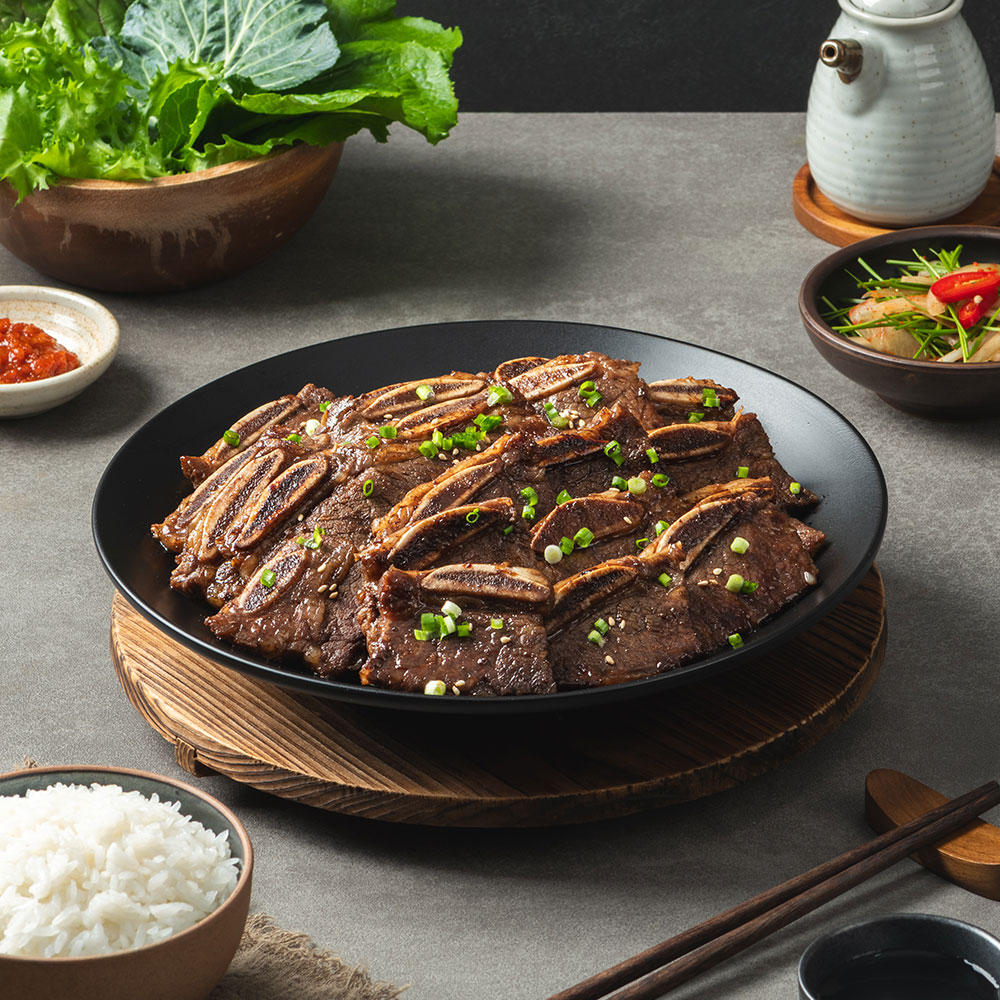 김가연 양념 LA갈비 미국산 초이스등급 소고기 엘에이갈비 400g, 4개 - 상세 이미지 2