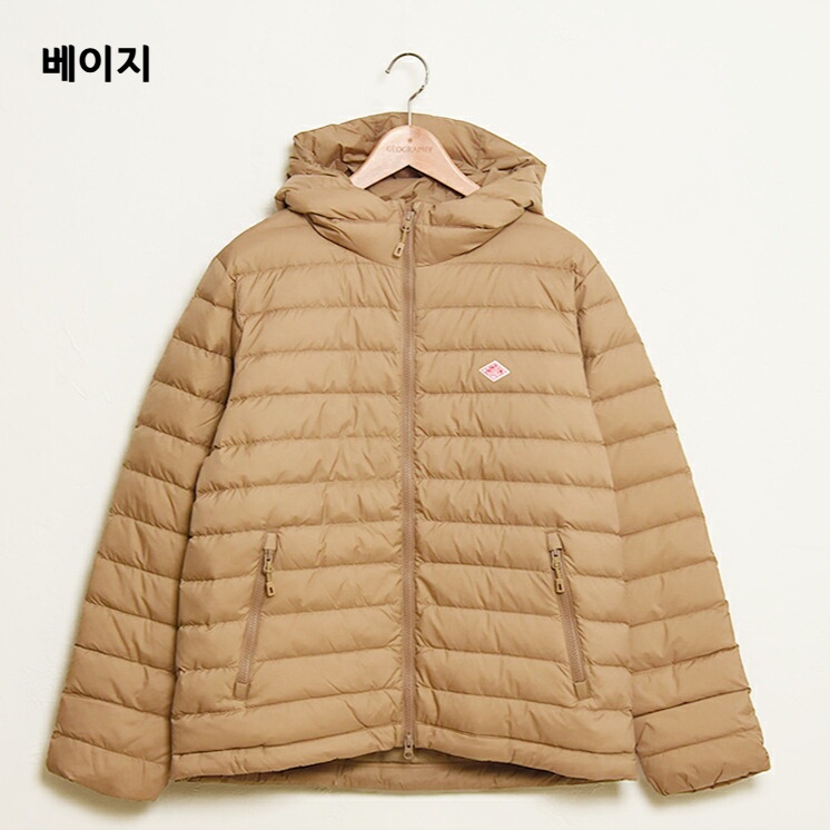 단톤 나일론 타프타 미들 다운 후드 재킷 남성 패딩 DT-A0564NRP M 블랙 - 상세 이미지 3