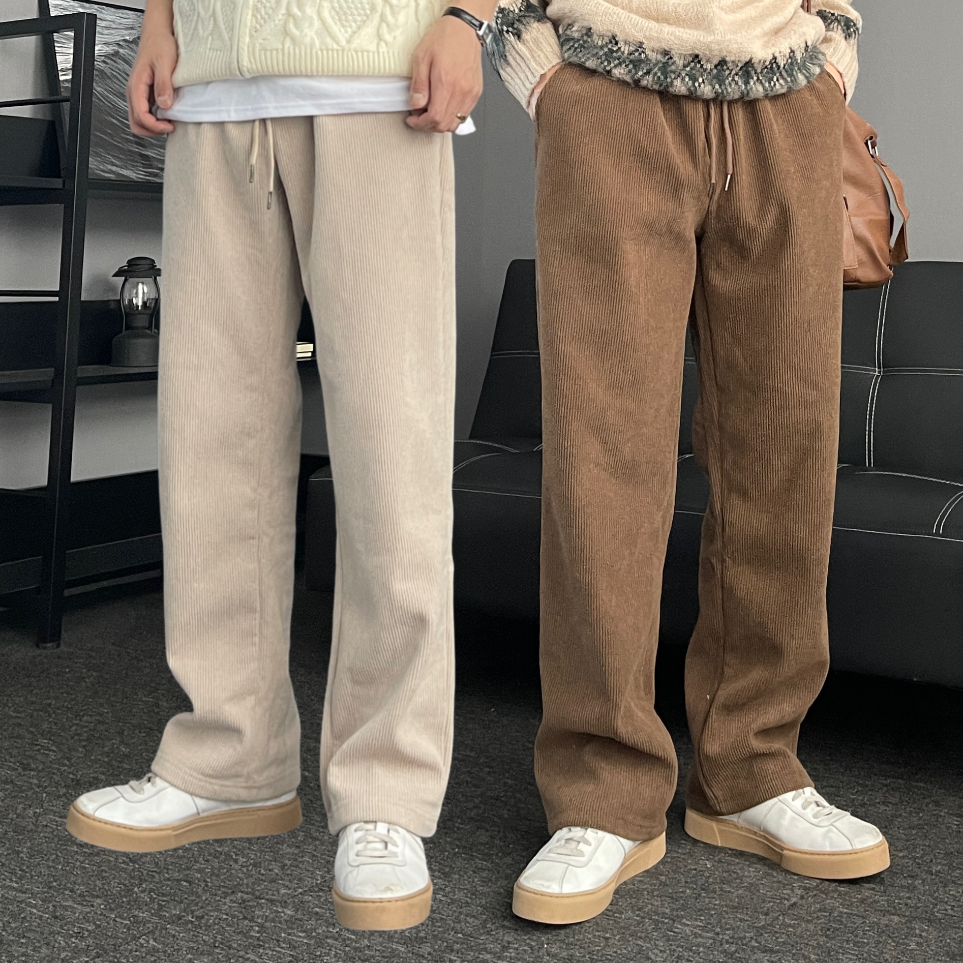 남자기모바지 골덴바지 남자코듀로이팬츠 제품 이미지