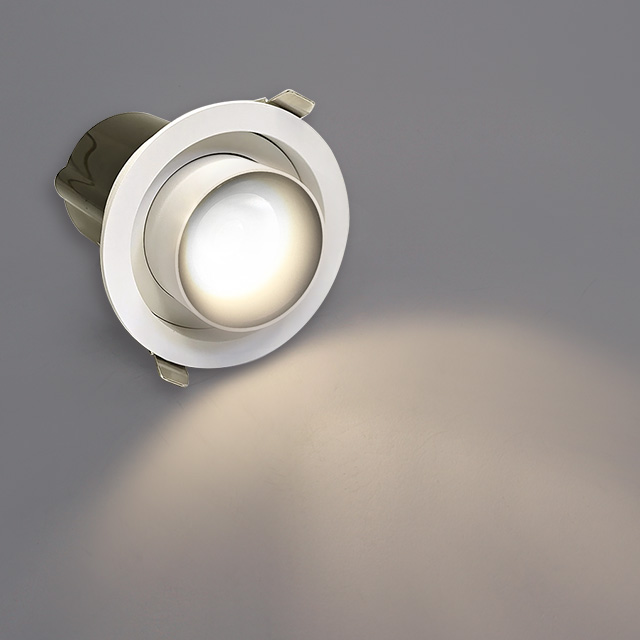 딥써클 LED 다운라이트 7.5cm(3인치) 집중형 COB 10W 플리커프리 각도조절 매립등 - 상세 이미지 2