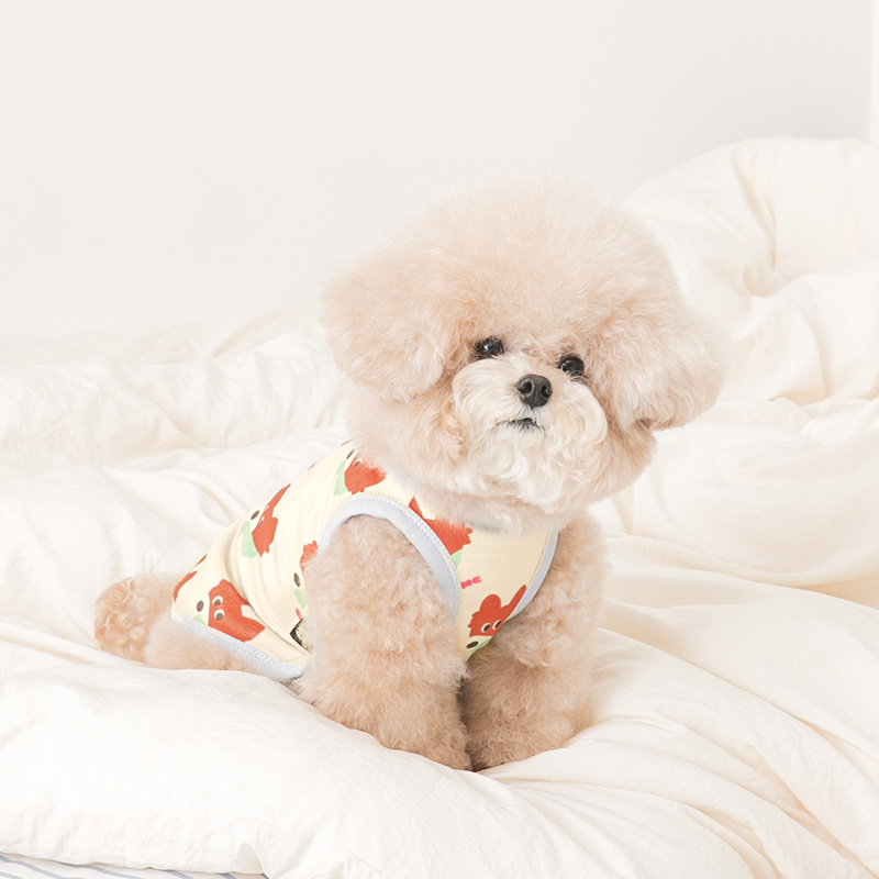 [마지막 재고] 강아지 겨울 수면 조끼 실내복 노터치 반려견 애견 베스트