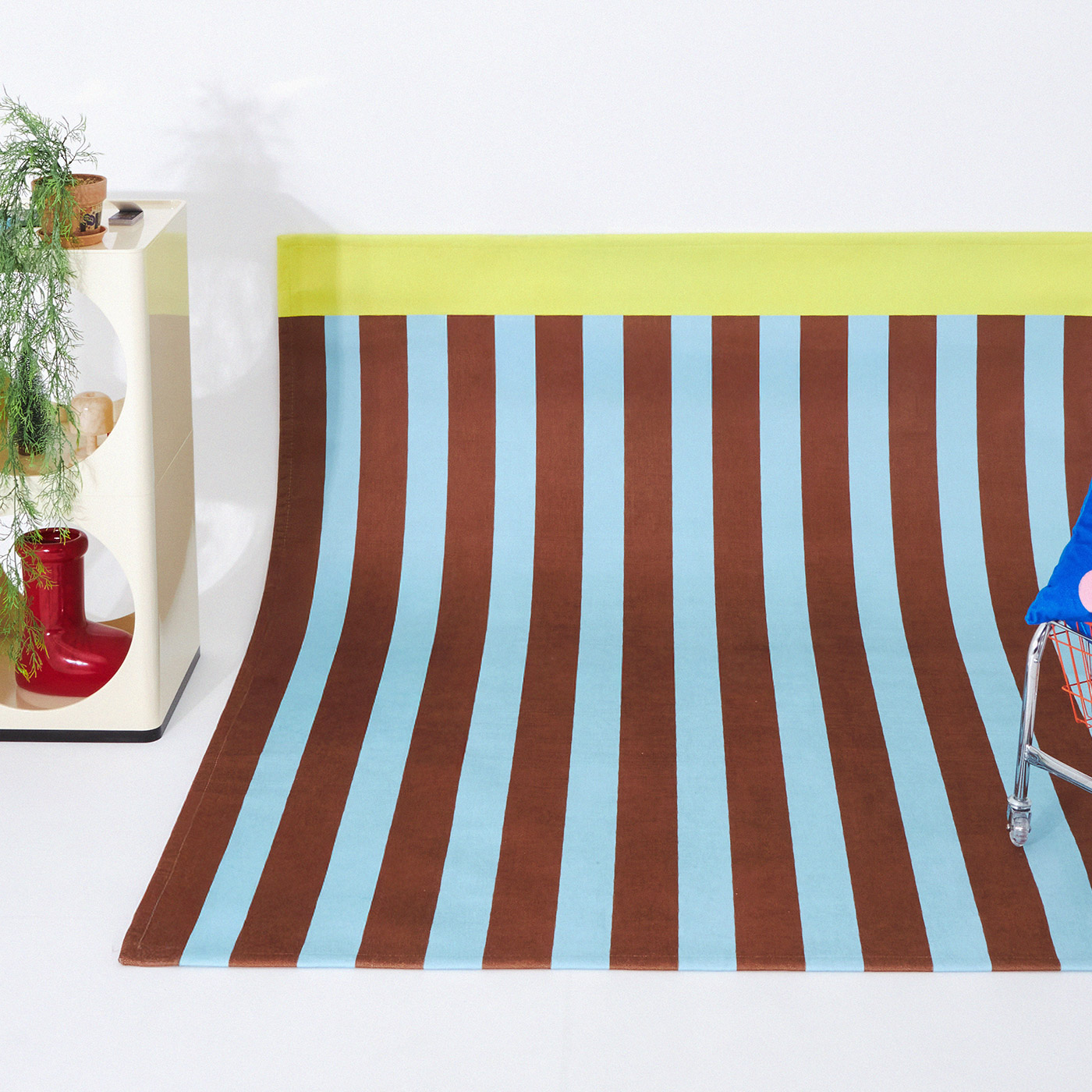 Graphic Flat Rug Skybrown, 100x150cm - 상품 이미지
