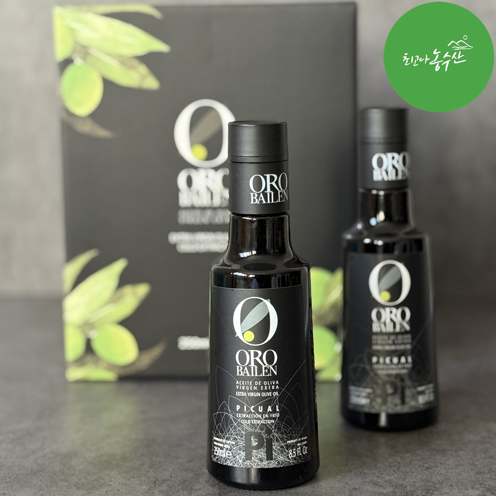오로바일렌 올리브오일 올리브유 스페인왕실 피쿠알 공복 올레샷 25ml 250ml - 상품 이미지