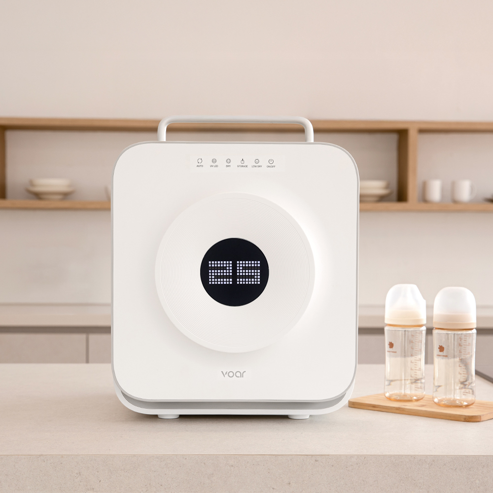 보아르 아가퓨어 젖병소독기 UV-C 99.9% 살균 26개 LED 램프 360도 전체소독 - 상품 이미지
