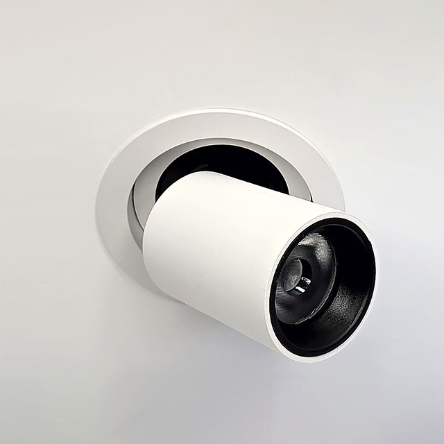 딥써클 LED 다운라이트 7.5cm(3인치) 집중형 COB 10W 플리커프리 각도조절 매립등 - 상세 이미지 4