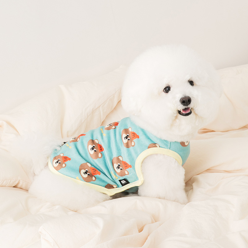[마지막 재고] 강아지 겨울 수면 조끼 실내복 노터치 반려견 애견 베스트