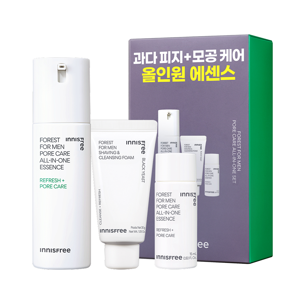 이니스프리 포레스트 포맨 포어 케어 올인원 에센스 100mL 기획 세트 제품 이미지