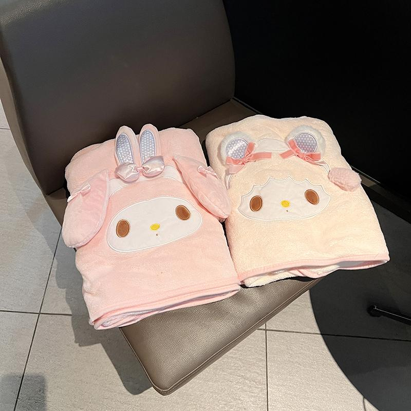 마이멜로디 목욕 타월 흡수성 대형 스포츠 두꺼운 담요 - 상세 이미지 3