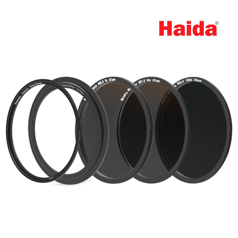 [한국 공식수입 정품] [원형ND] 하이다 마그네틱 자석 ND필터 키트 82mm ND8/ND64/ND1000 - 상품 이미지