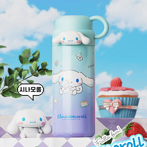 산리오 물통 시나모롤 물병 텀블러 보온병 어린이집 유치원 스텐 400ml