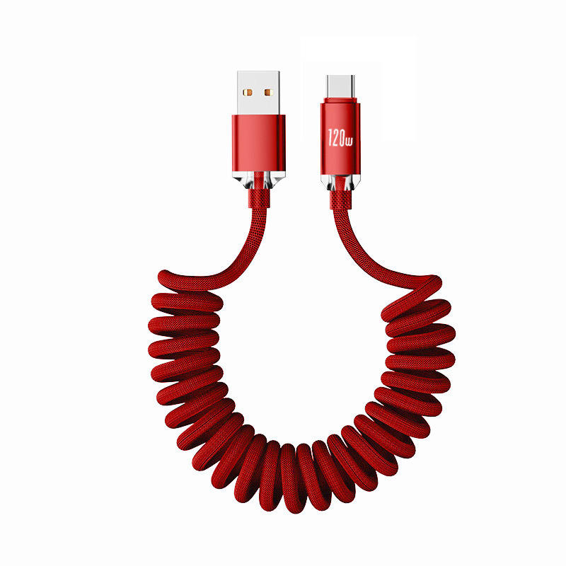 옵토프로 스프링 USB A to C 타입 고속충전 케이블 1m - 상세 이미지 2
