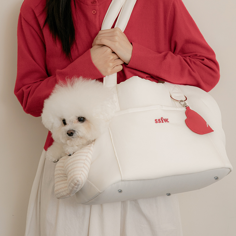 SSFW Muffin bag - 크림 화이트 - 상세 이미지 3