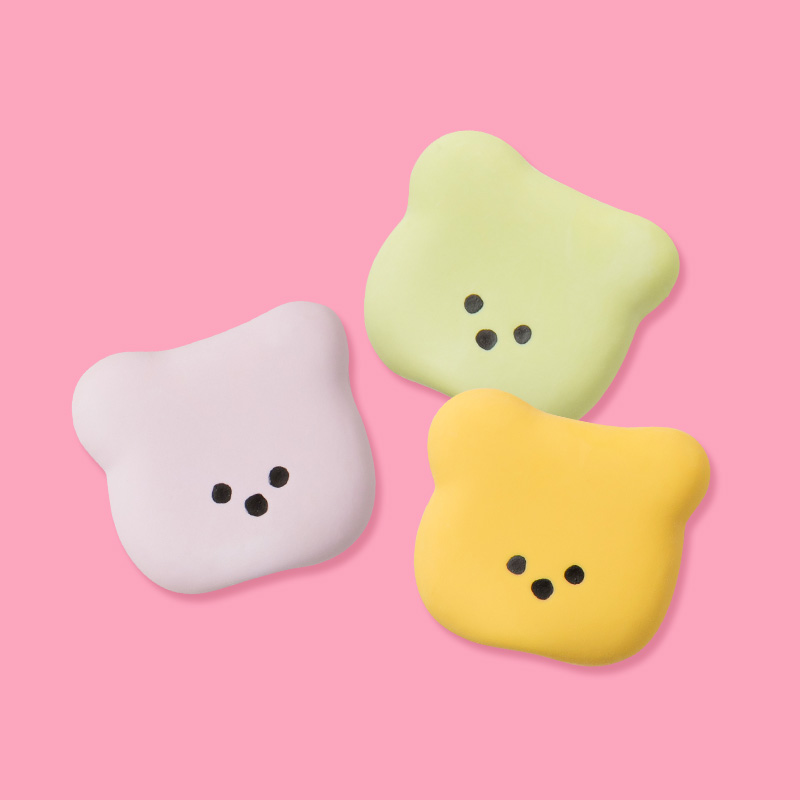 강아지 라텍스 장난감 삑삑이 젤리곰 3개입 반려견 애견 곰돌이 3p 빅 페이스 제품 이미지