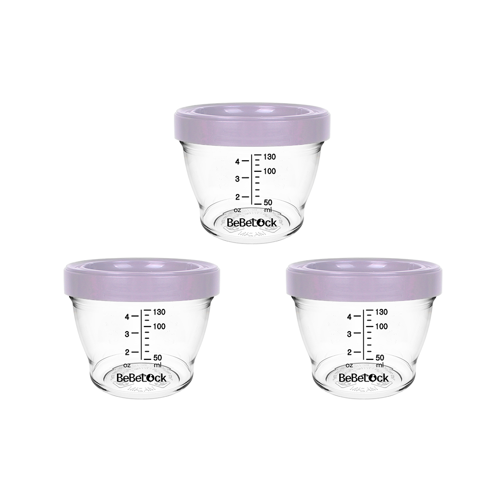 베베락 아이와 트라이탄 밀폐 이유식용기 130ml(3P) - 상세 이미지 5