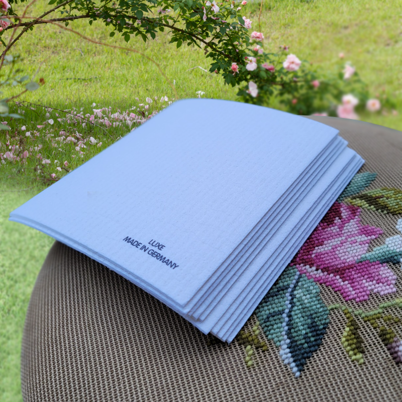 독일 셀룰로오스 행주 세트 10개, 17cm, 화이트 - 상품 이미지