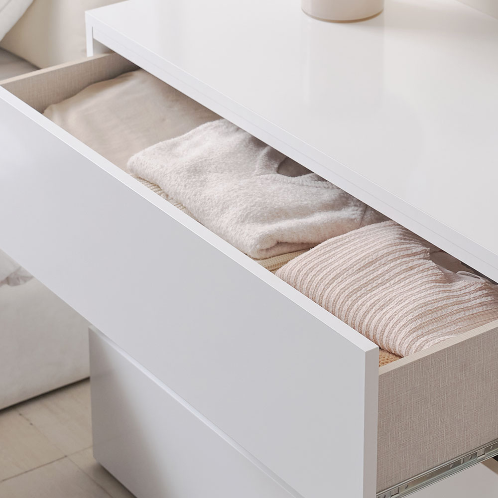 앤유 틈새 심플한 서랍형 화장대 서랍장 1000