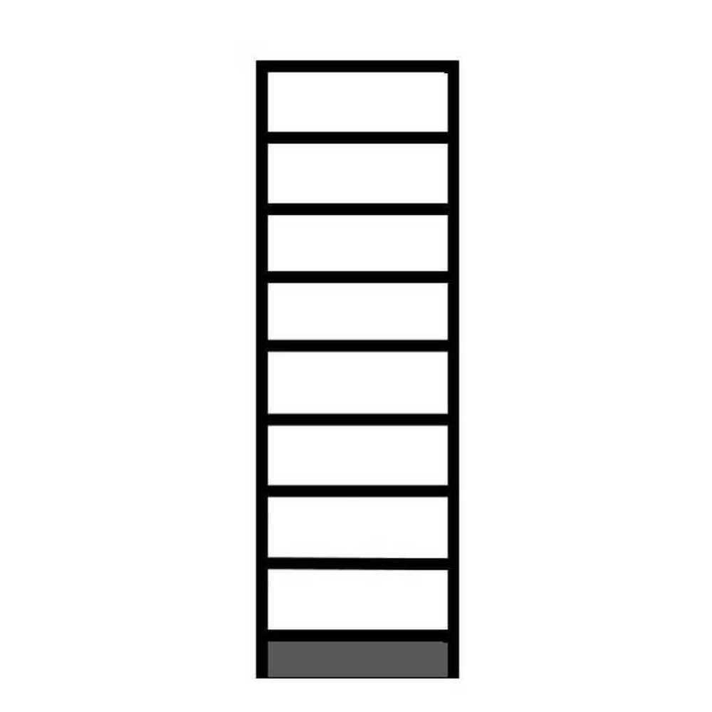 공간절약 슬림형 DVD 선반 다용도 수납 인테리어용 원목 + 180x40x20cm(9단) - 상세 이미지 4
