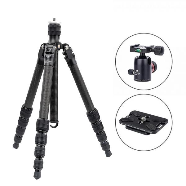 포토클램 PTC-2352TC+30NS 트래블러 여행용 경량 카본 카메라 삼각대 PTC-2352TC+MINI30NS - 상품 이미지