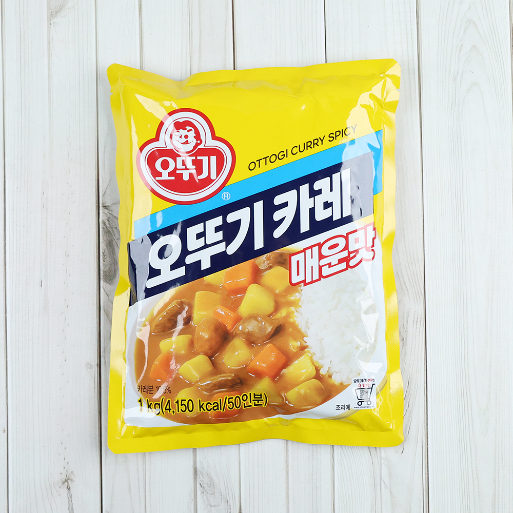 오뚜기 카레가루 커리가루 대용량 업소용 카레 매운맛, 1kg, 1개 - 메인 이미지