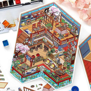 3D 방꾸미기 스티커 대형 잡화점 실사용 후기 | 효과 있을까? - 상품 이미지 1