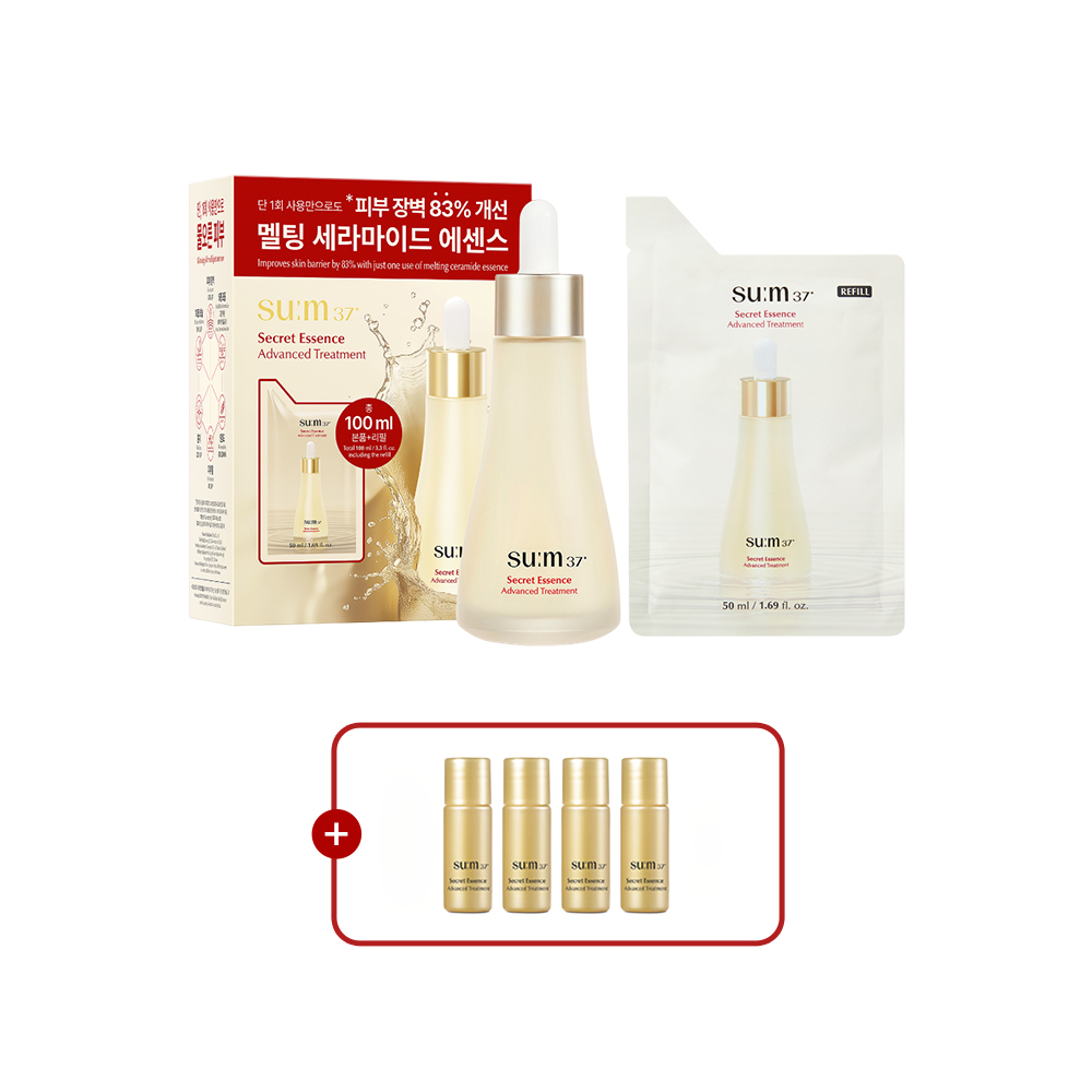 숨37 시크릿에센스 50ml + 50ml 리필 기획 (본품 50ml+리필 50ml) - 상품 이미지
