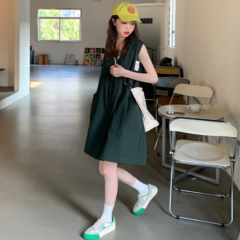 오버핏 팬츠 점프슈트 나시 반바지 데님 작업복 여름 멜빵바지 롱 덤블퍼 긴팔 올 남자 - 상세 이미지 5