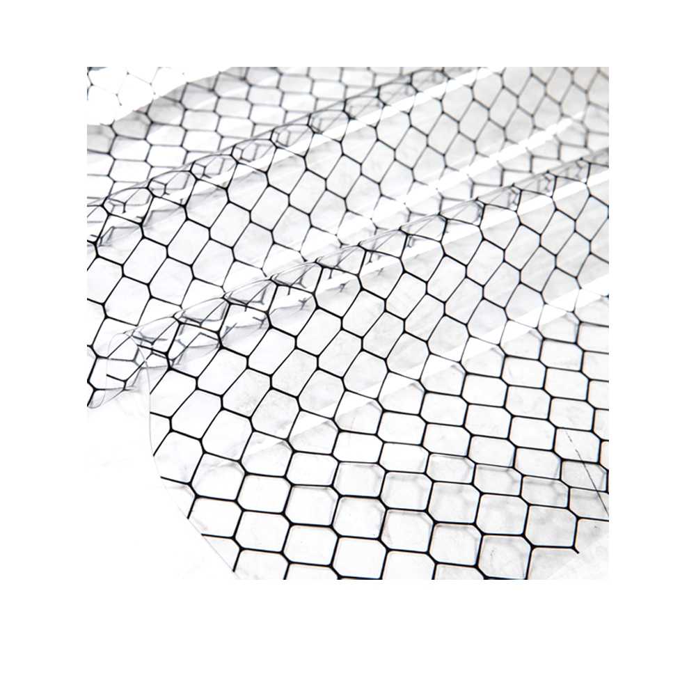 제전비닐 커튼 벌집 무늬 정전기 메쉬 압축 PVC 매쉬 0.5mm 1.37X25m - 상세 이미지 2