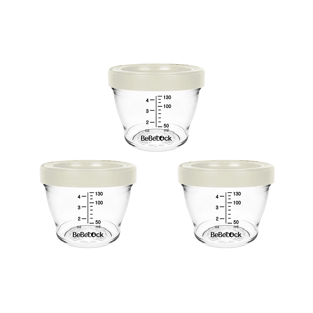 베베락 아이와 트라이탄 밀폐 이유식용기 130ml(3P) - 메인 이미지