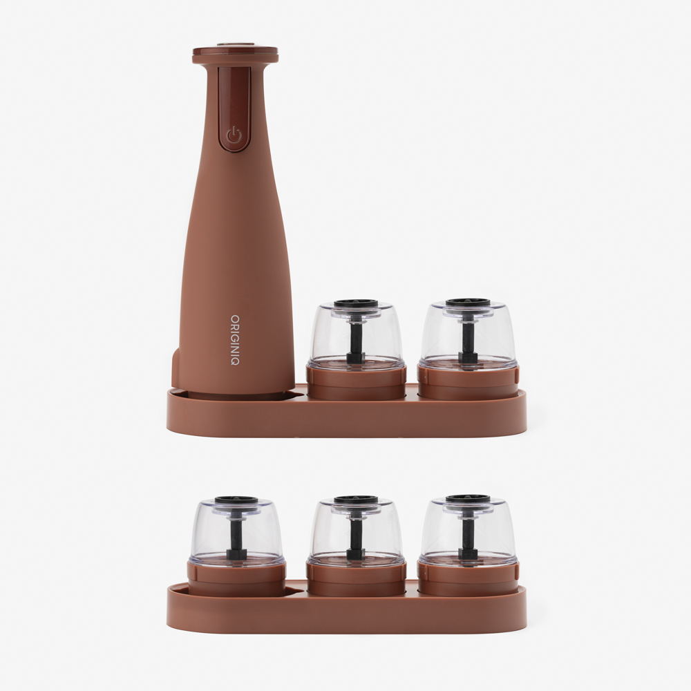 [본사직영] 오리지니크 전동그라인더 소금 후추 깨 그라인더 페퍼밀 풀세트 제품 이미지