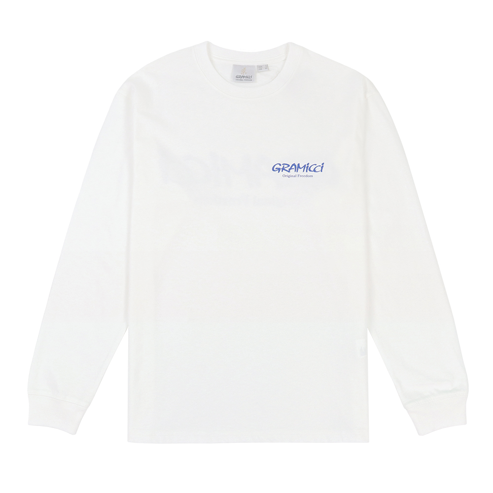 그라미치 Original Freedom 롱슬리브 티셔츠 G4FU-T108 WHITE - 메인 이미지