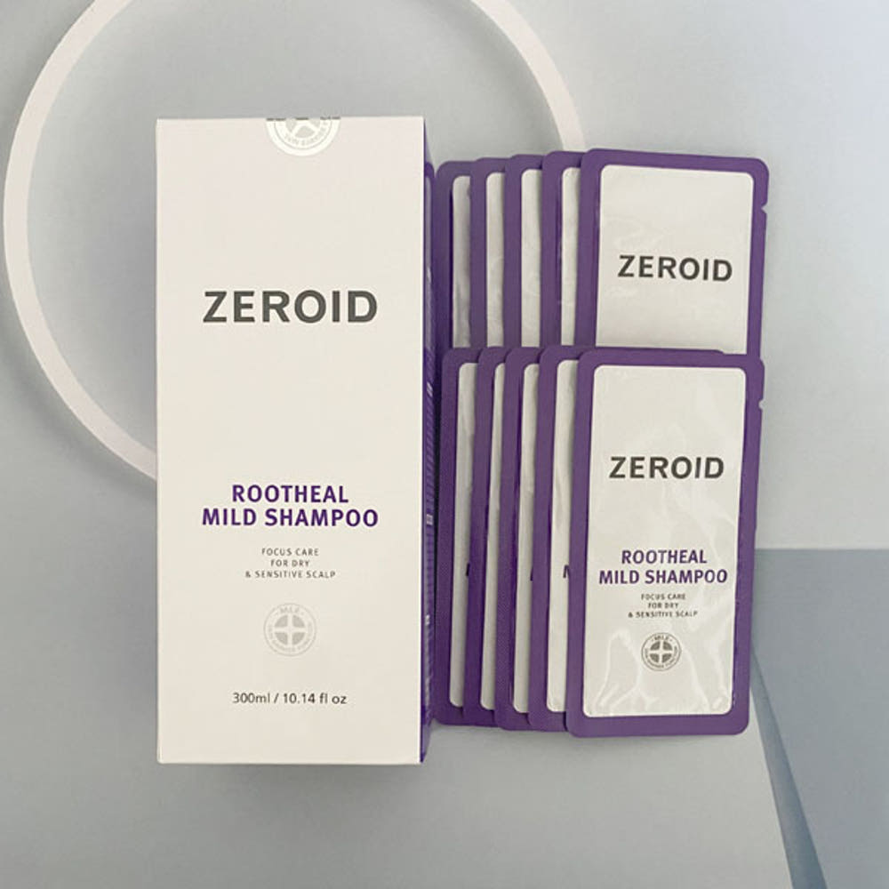 제로이드 루트힐 마일드 샴푸 300ml+샘플10매 : 피부플러스