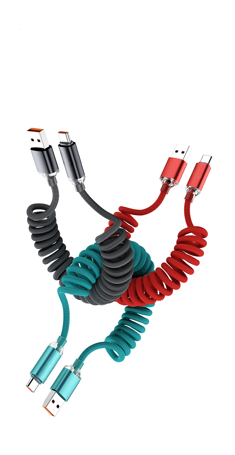 옵토프로 스프링 USB A to C 타입 고속충전 케이블 1m - 상세 이미지 4