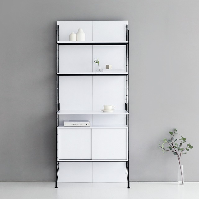 이지보 HERO 선반책상 ezb007 792x458x1811mm, 4단, 화이트 0139.8550 - 메인 이미지